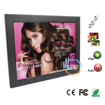 12,1-дюймовый цифровой фоторамки с кард-ридер, USB, mp3 и видео плеер
